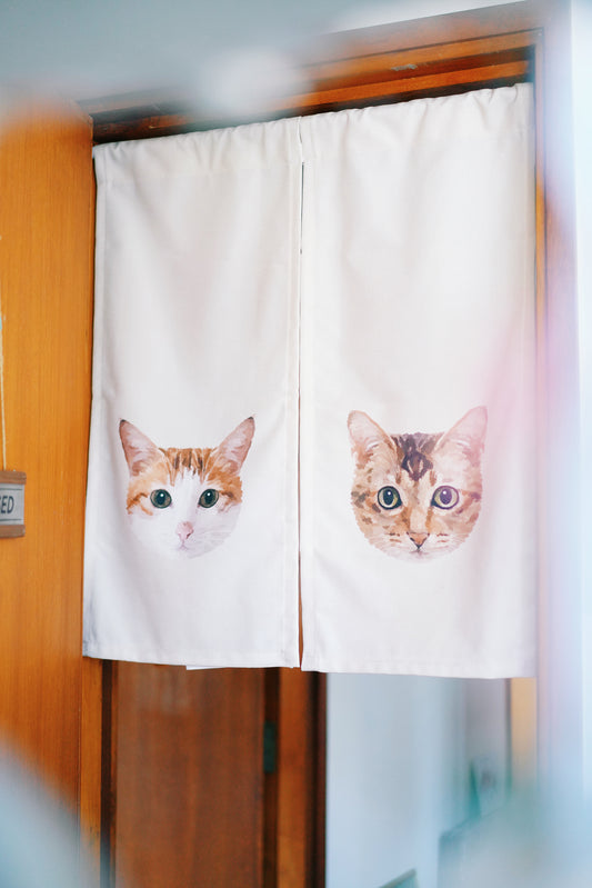 [Add to Cart] Bring luck and wealth! Door curtains with your own background color 