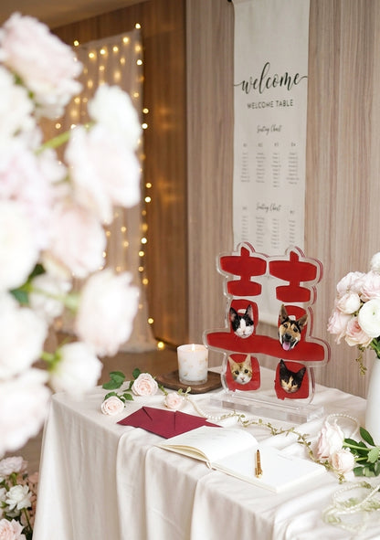 【加購】婚禮裝飾！囍字立牌♥️
