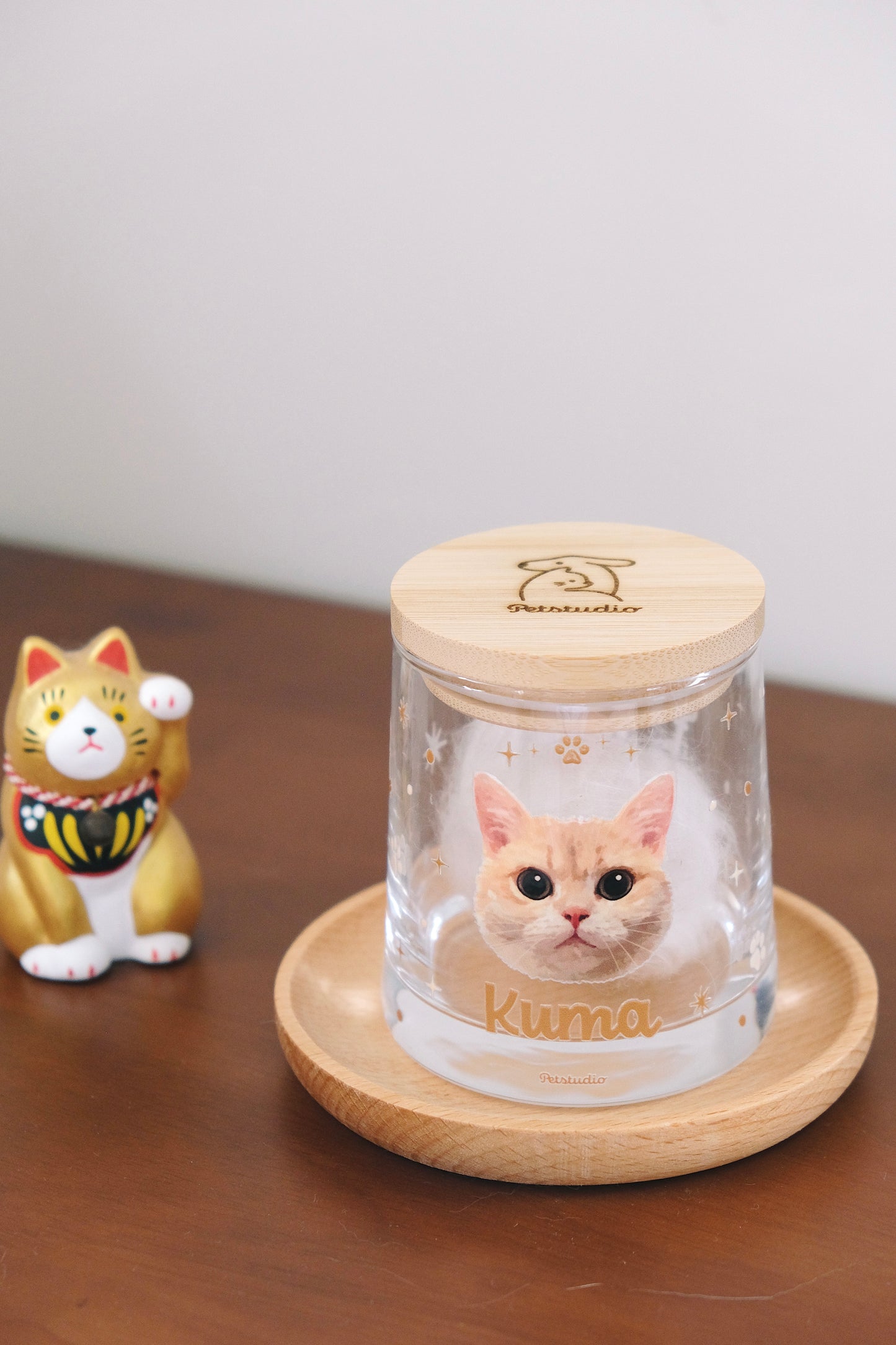 [Additional purchase] Transparent glass cup with ears 
