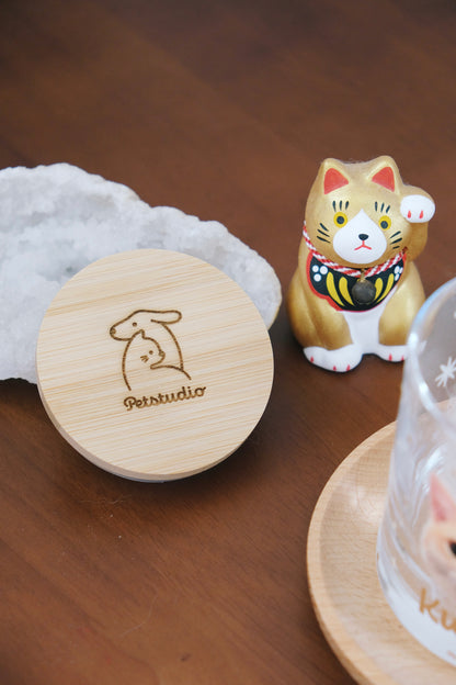 [Additional purchase] Transparent glass cup with ears 