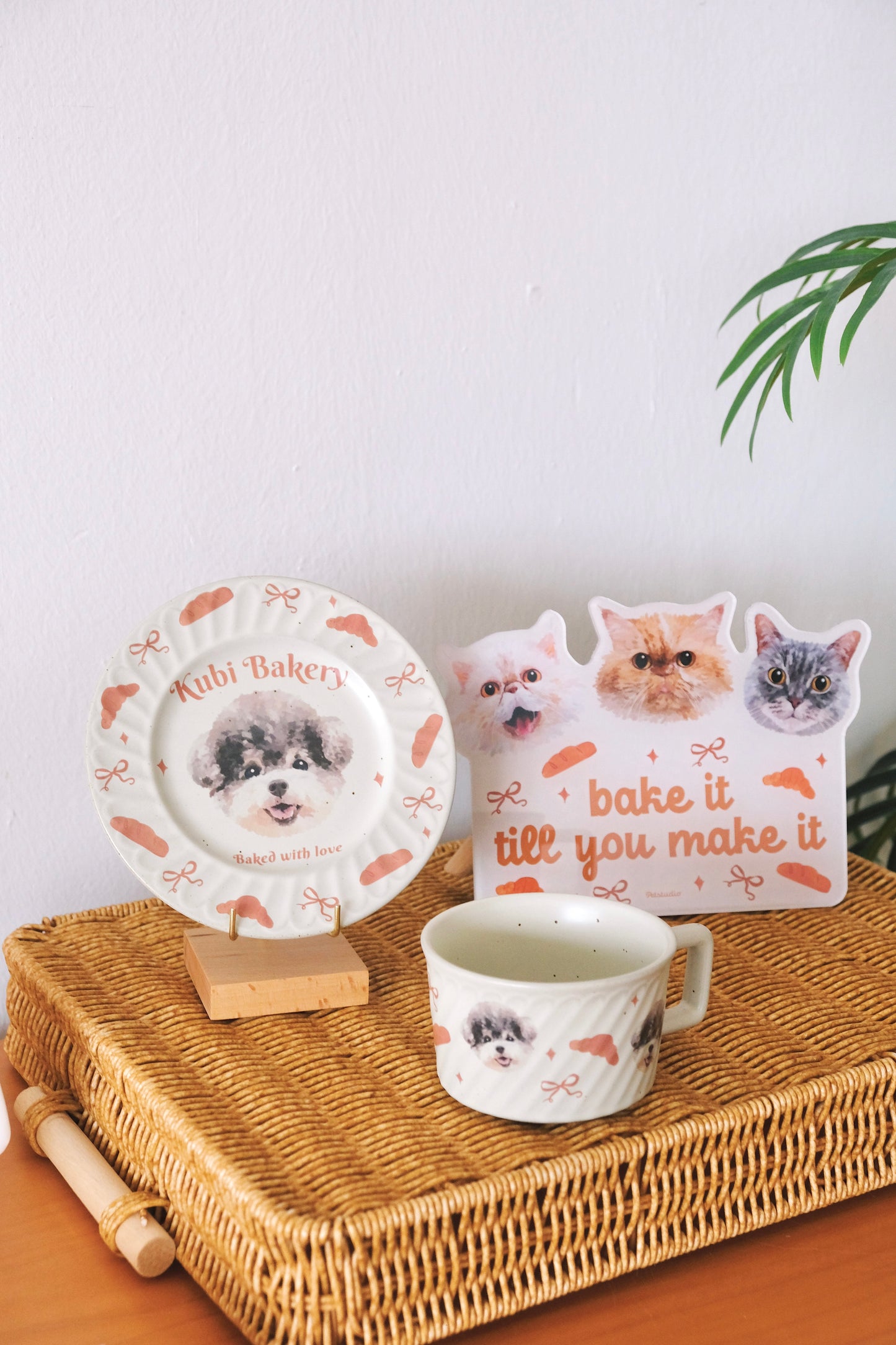 【加購】秋天麵包款！陶瓷杯碟套裝