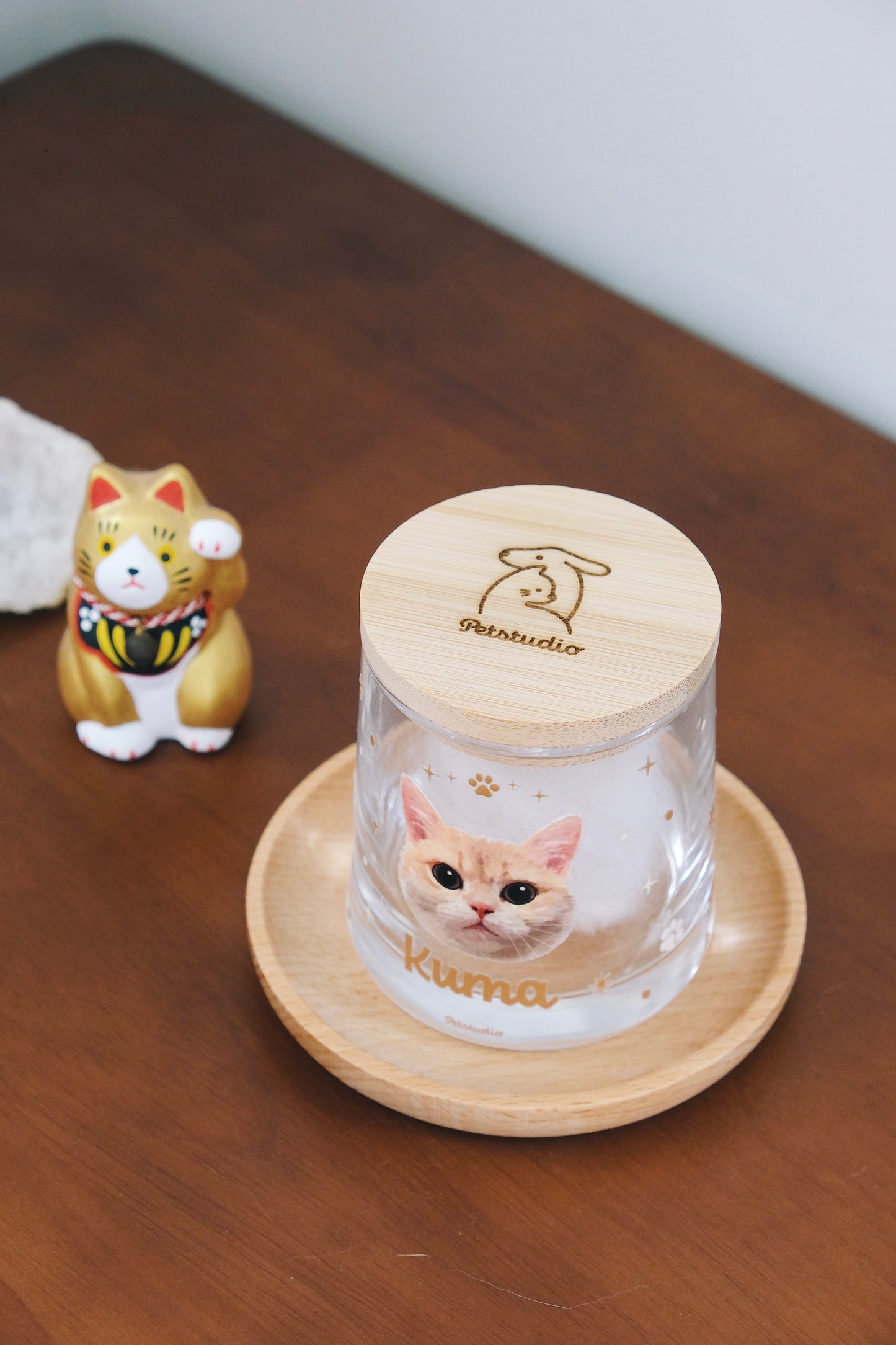 [Additional purchase] Transparent glass cup with ears 