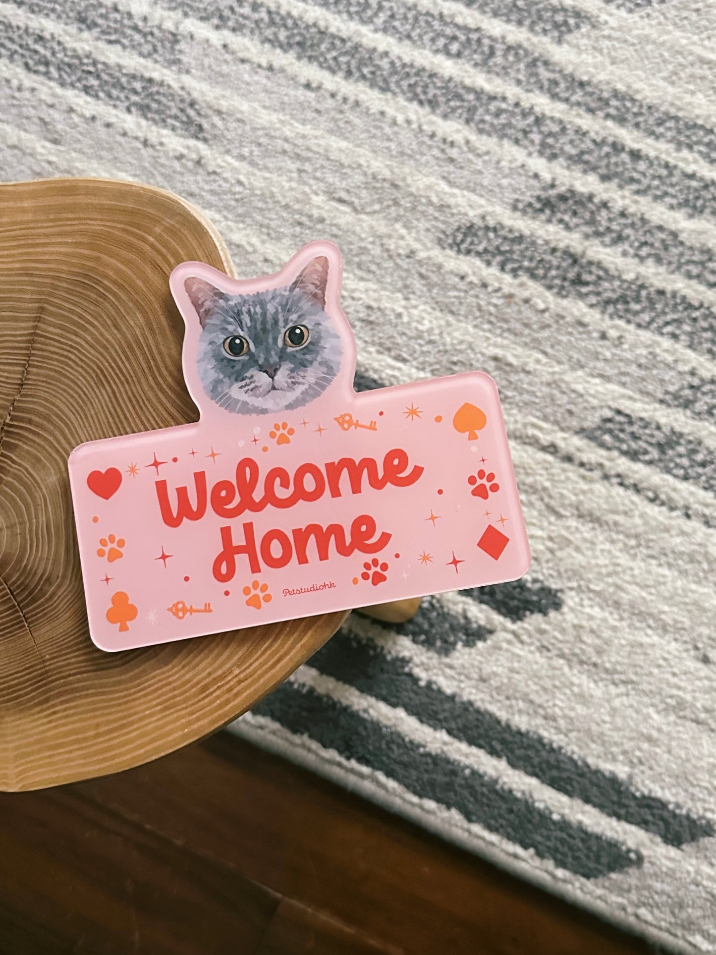 [Add-on purchase] Home decoration! Acrylic doorplate/magnetic stickers