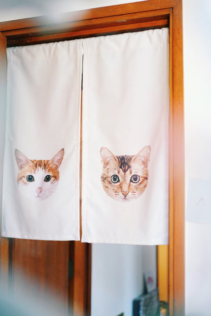 [Add to Cart] Bring luck and wealth! Door curtains with your own background color 