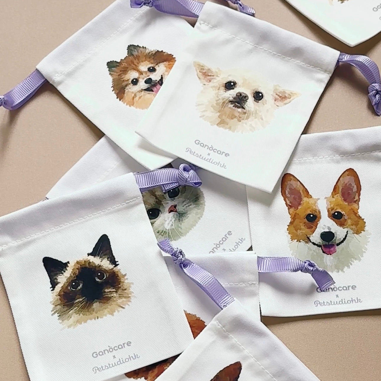 【Gift】PetZhiLing customized return gift small drawstring bag 