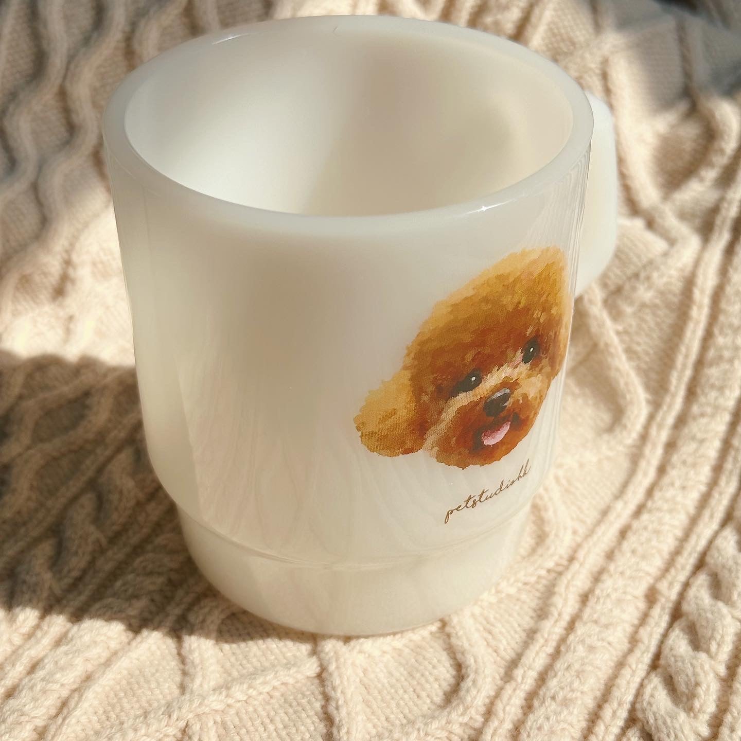 【Additional purchase】White glass
